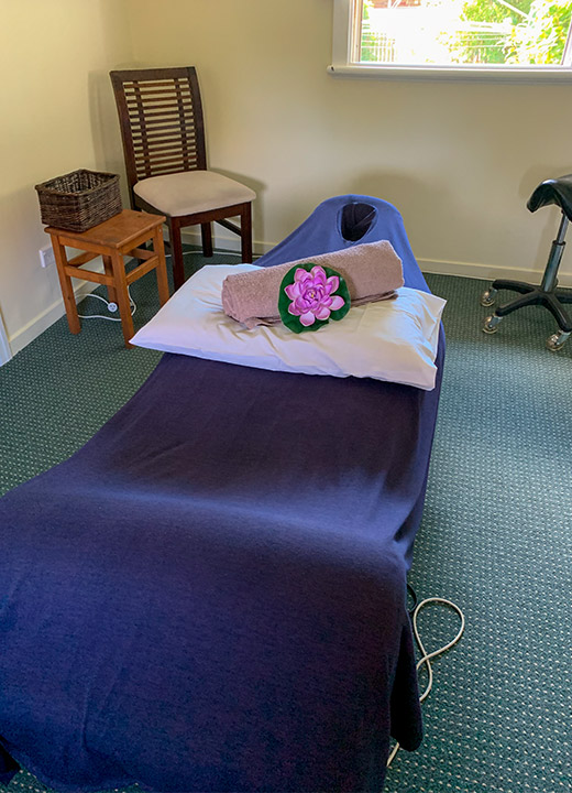 Relaxing therapy rooms